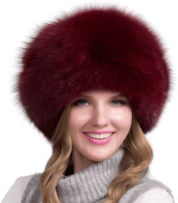 Gorra de Invierno Glaciera Lux | Gorra de Piel Real con Protectores de Oídos | Gorra de Lujo Elegante y Cálida para Mujeres