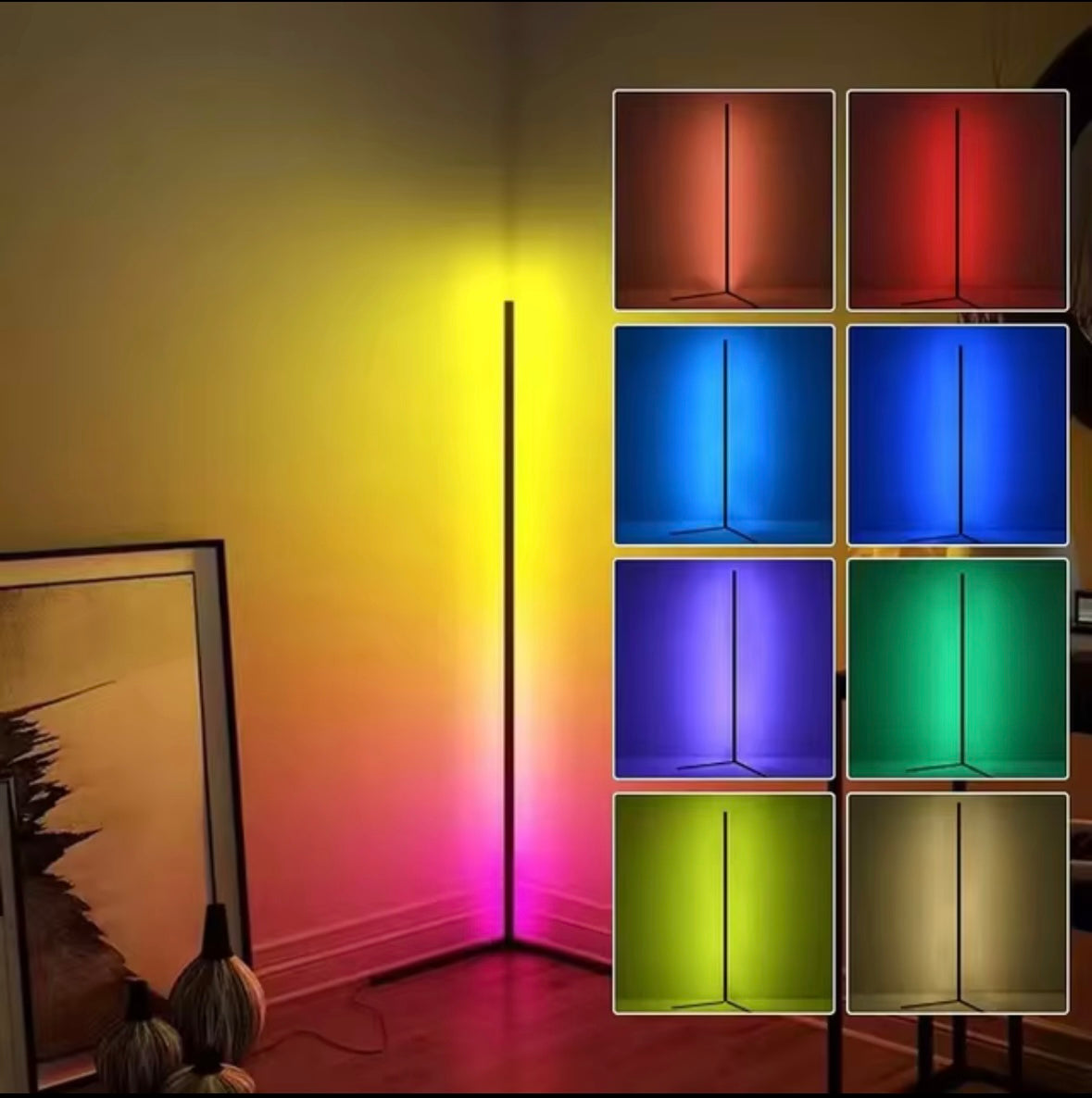 Lámpara de esquina minimalista