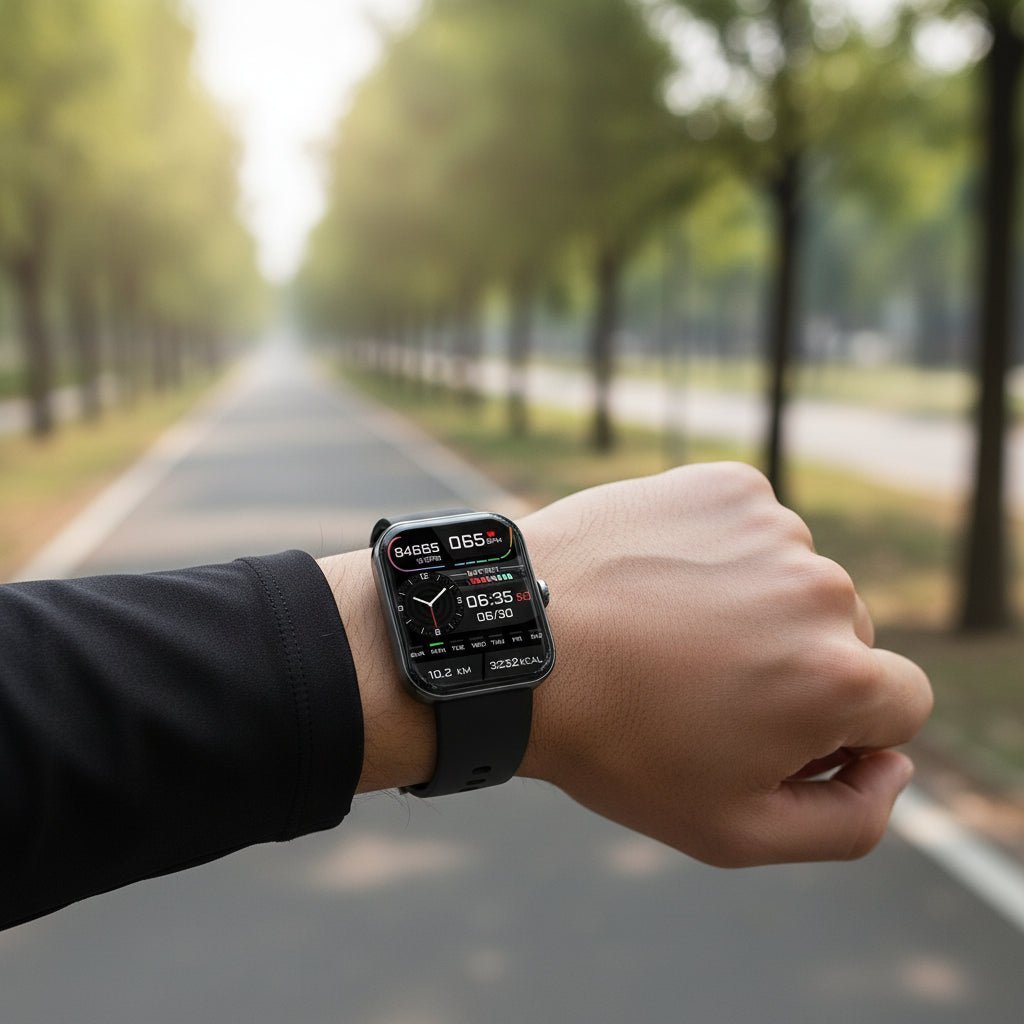 Reloj de glucosa – Reloj de salud – Medición indolora de glucosa en sangre y funciones vitales en tiempo real