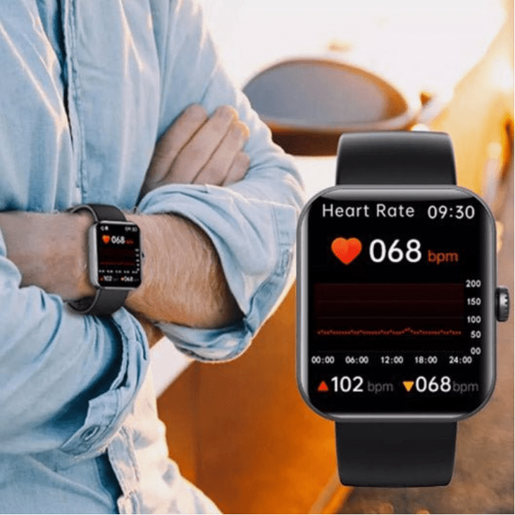 Reloj de glucosa – Reloj de salud – Medición indolora de glucosa en sangre y funciones vitales en tiempo real