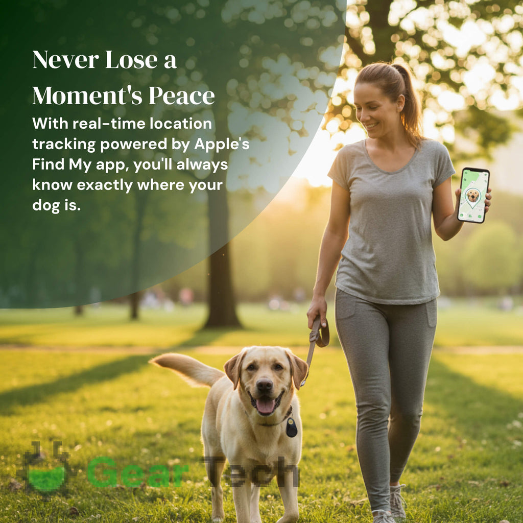 Kirra GPS Rastreador de Perros Impermeable con Actualizaciones de Ubicación en Vivo