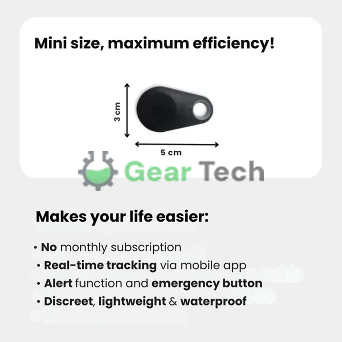 Kirra GPS Rastreador de Perros Impermeable con Actualizaciones de Ubicación en Vivo