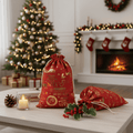 BIOWRAP – Bolsa de tela para regalos de Navidad elegantes y respetuosos con el medio ambiente