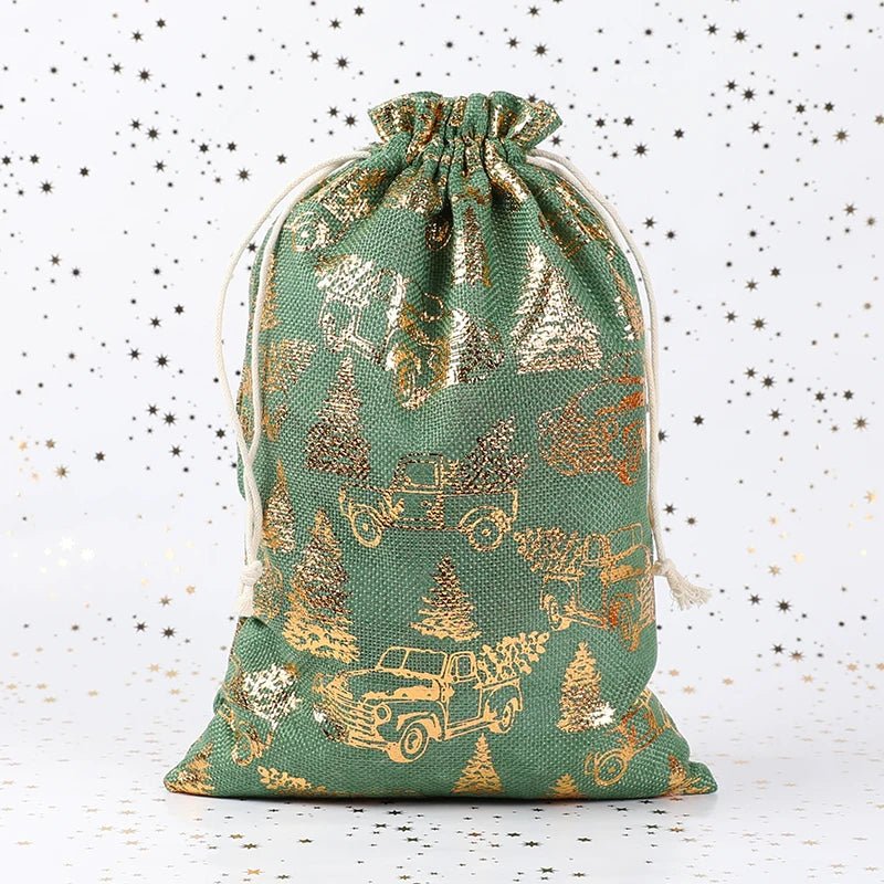 BIOWRAP – Bolsa de tela para regalos de Navidad elegantes y respetuosos con el medio ambiente