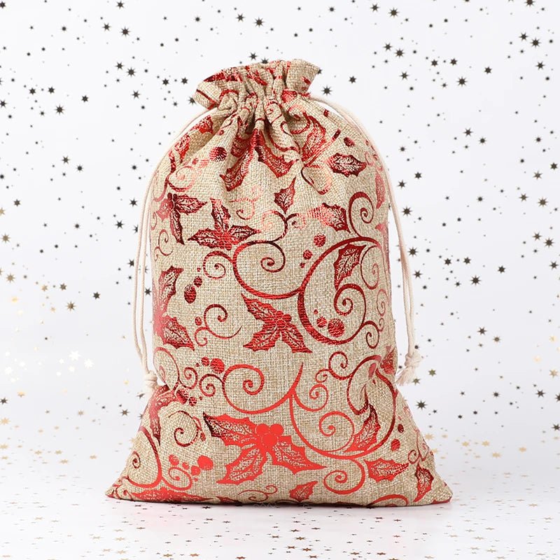 BIOWRAP – Bolsa de tela para regalos de Navidad elegantes y respetuosos con el medio ambiente