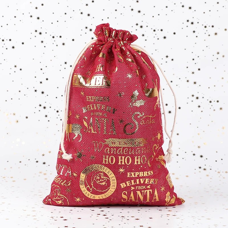 BIOWRAP – Bolsa de tela para regalos de Navidad elegantes y respetuosos con el medio ambiente