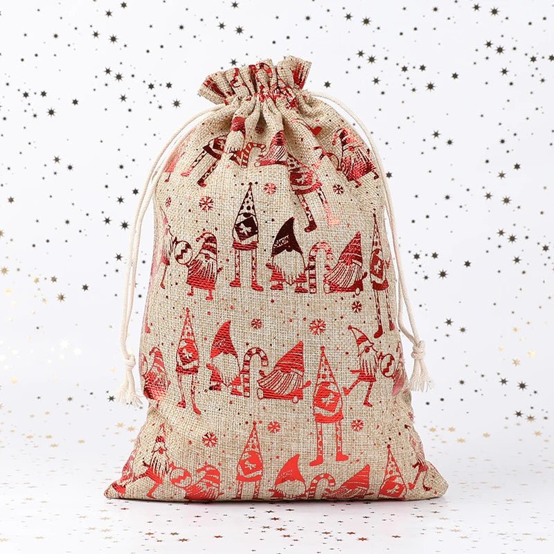 BIOWRAP – Bolsa de tela para regalos de Navidad elegantes y respetuosos con el medio ambiente