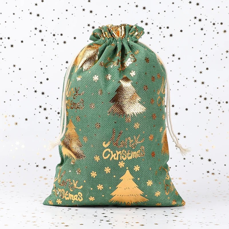 BIOWRAP – Bolsa de tela para regalos de Navidad elegantes y respetuosos con el medio ambiente