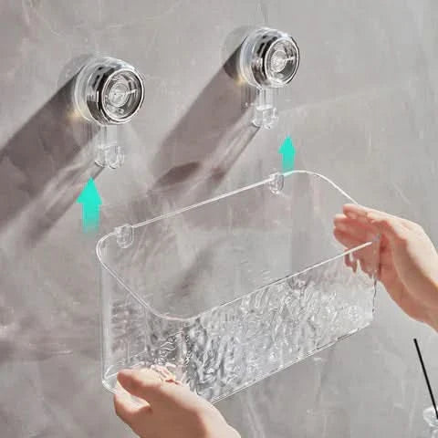 Estante práctico para pared sin perforación para baño