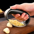 GarlicForce – prensa de ajo de acero inoxidable – fácil y rápida extracción – herramienta duradera y confiable para la cocina