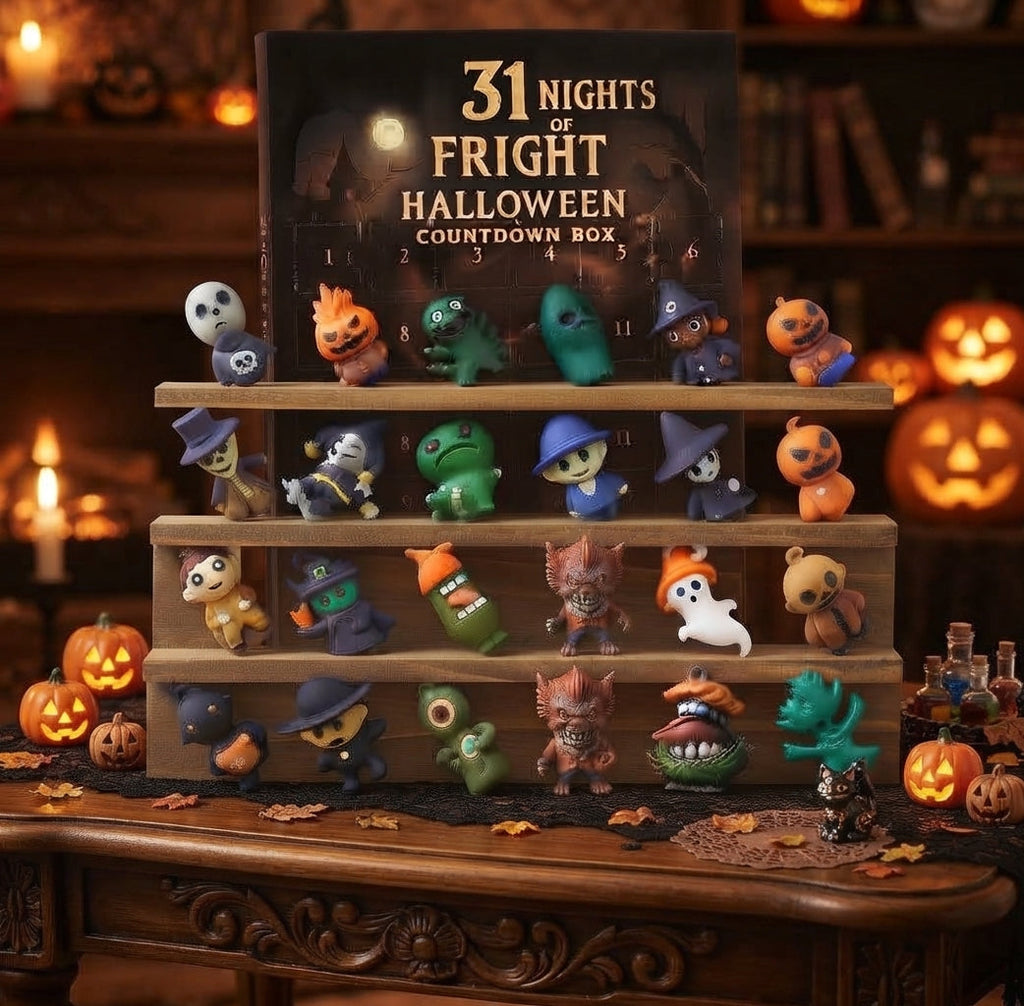 Calendario de Halloween para contar – 31 mini figuras para cada día de octubre