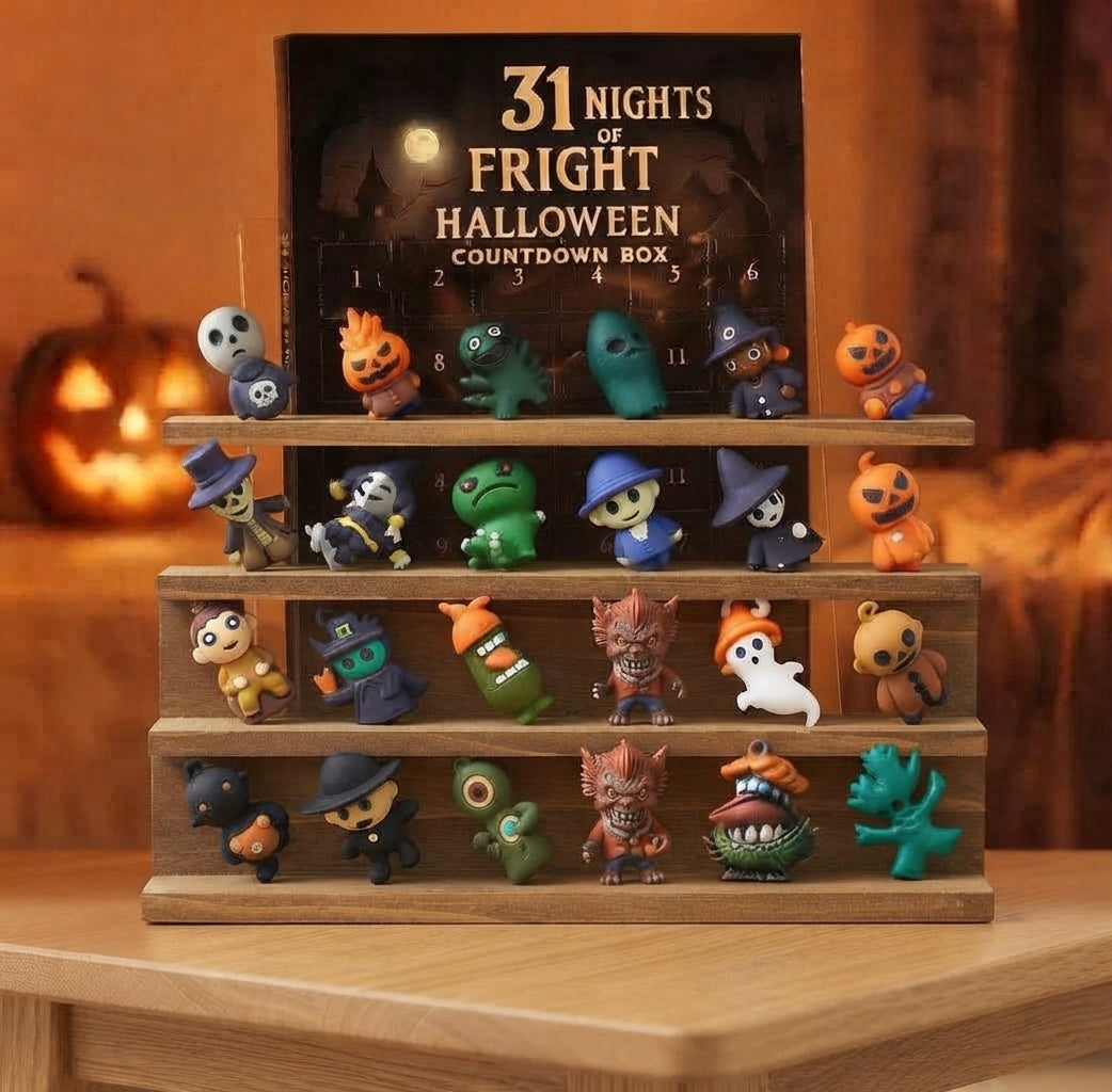 Calendario de Halloween para contar – 31 mini figuras para cada día de octubre