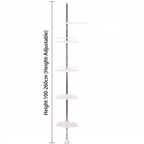 LUMINEXA – Torre de ducha ajustable con diseño inoxidable