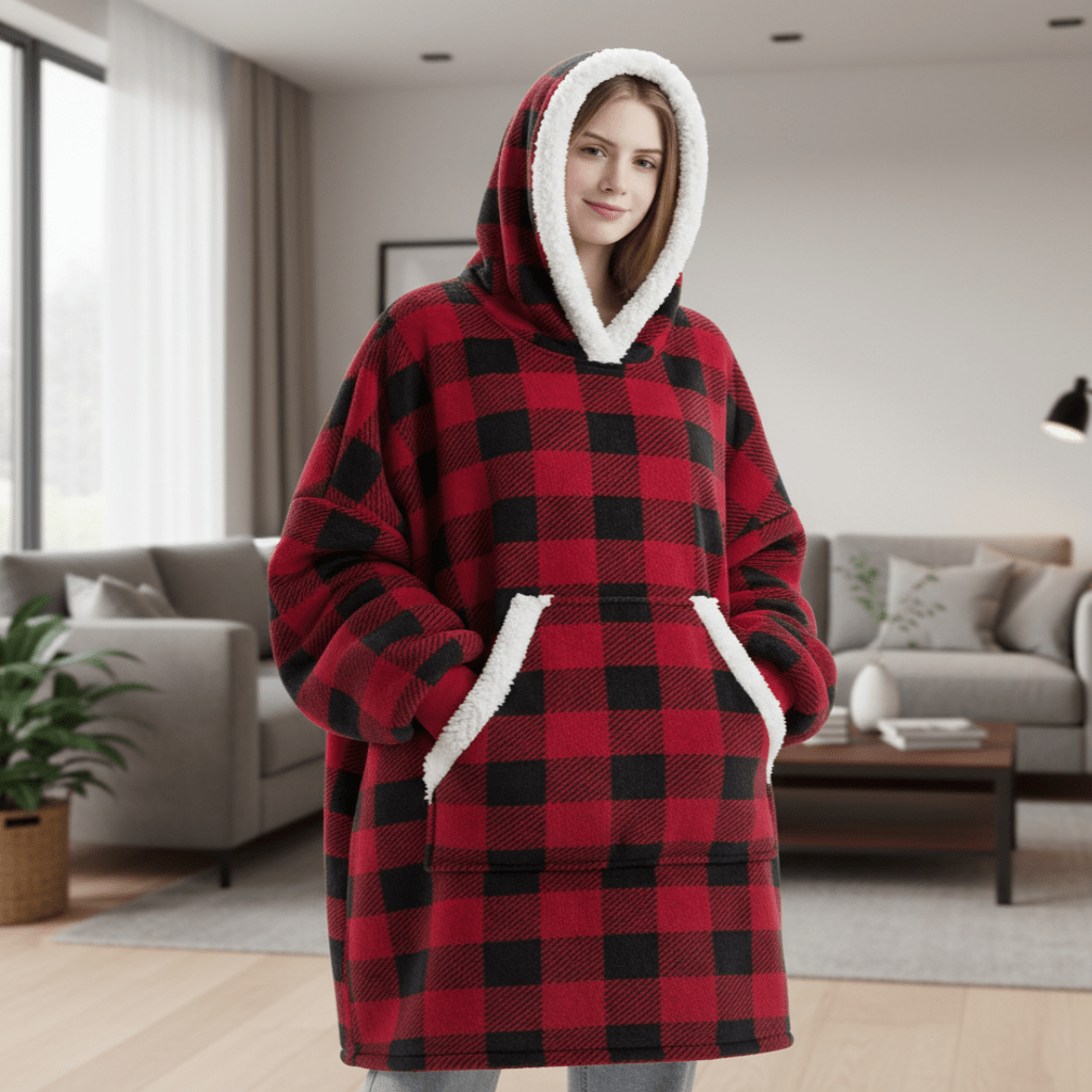SNUGGOVA – Sweat à capuche en polaire pour un confort ultime