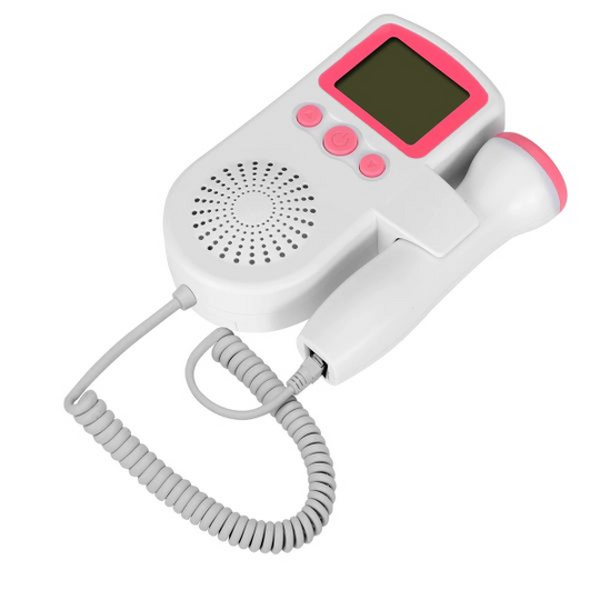 Escuchador de latidos prenatales para bebés - Monitor Doppler fetal portátil para futuras mamás
