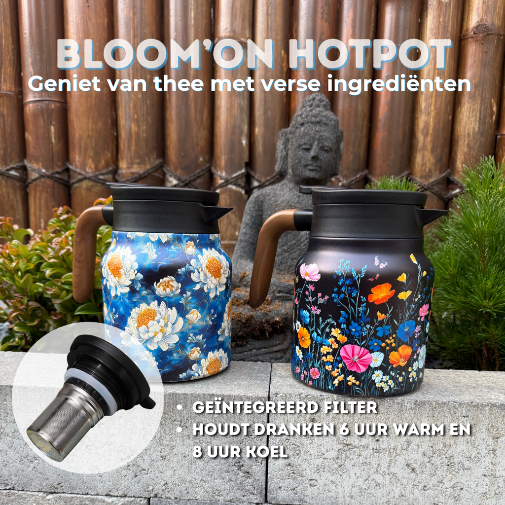 BLOOM'on Hotpot incl. colador de té integrado