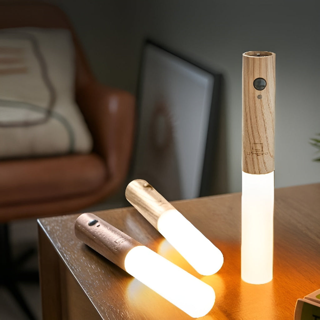 Woodlamp - Luz ambiental sin conexión eléctrica | 50% DESCUENTO
