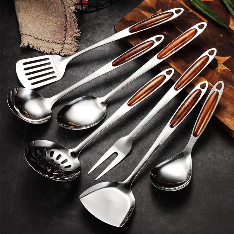 Küchenmeister – Set de Utensilios de Cocina Premium de Acero Inoxidable