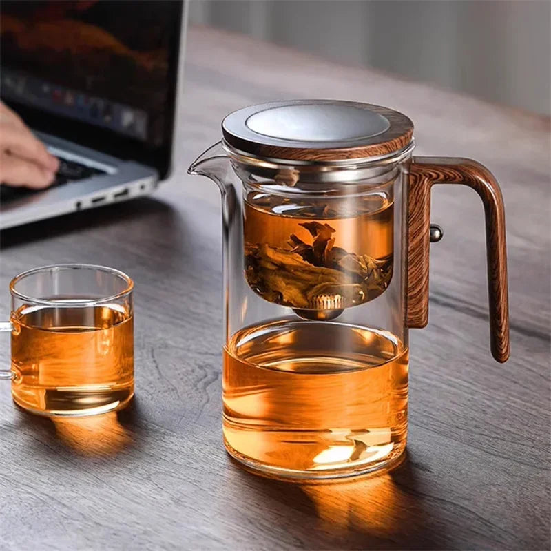 Tetera de Vidrio con Infusor para Té Suelto
