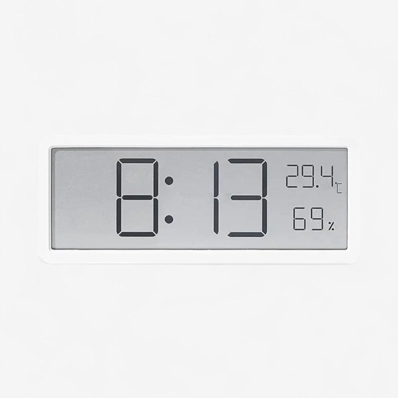 TimeEdge – Reloj de pared LED digital con visualización de temperatura y humedad