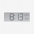 TimeEdge – Reloj de pared LED digital con visualización de temperatura y humedad