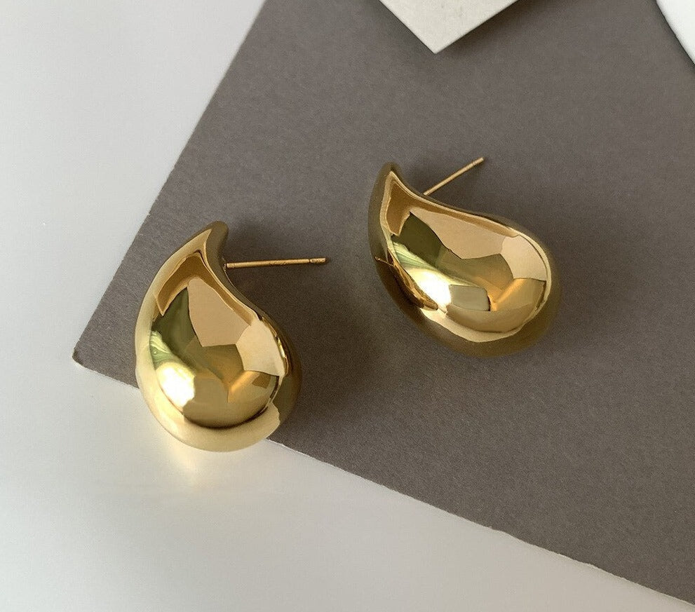 Pendientes de Gota Gruesa para Damas