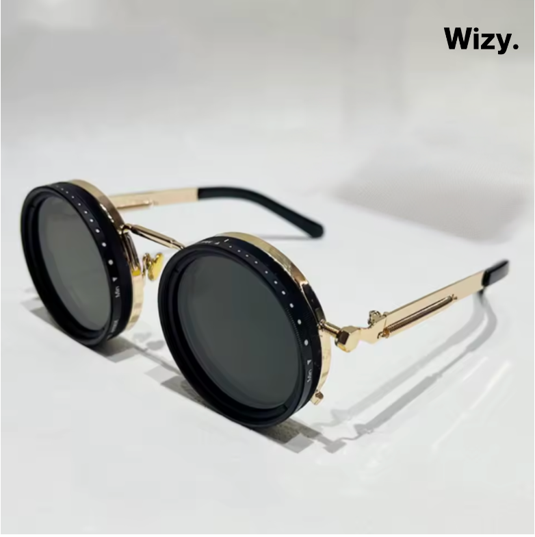 ShadowSunglasses | Gafas de sol con lentes negros, estilo UV-protección, moda