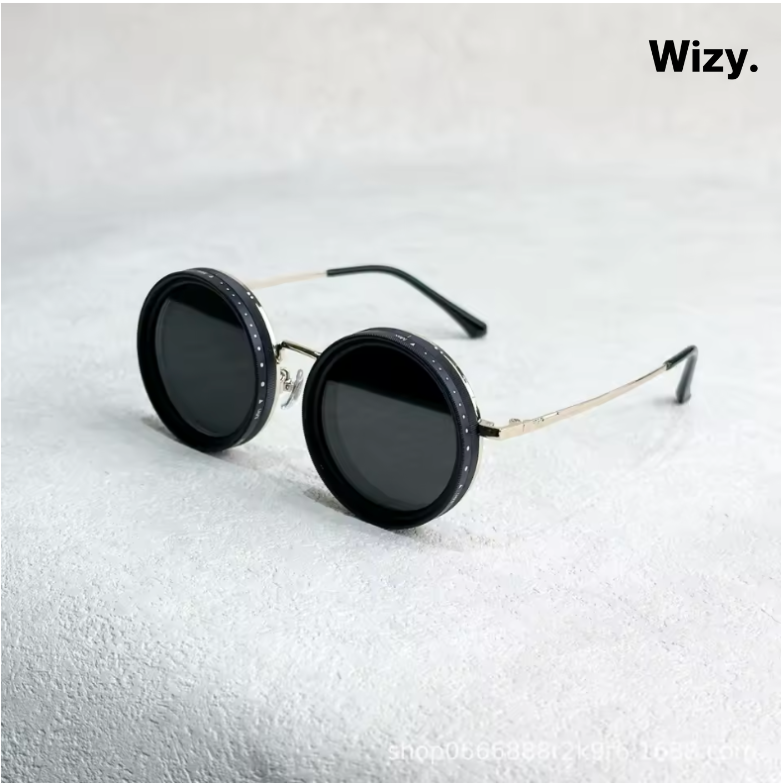 ShadowSunglasses | Gafas de sol con lentes negros, estilo UV-protección, moda