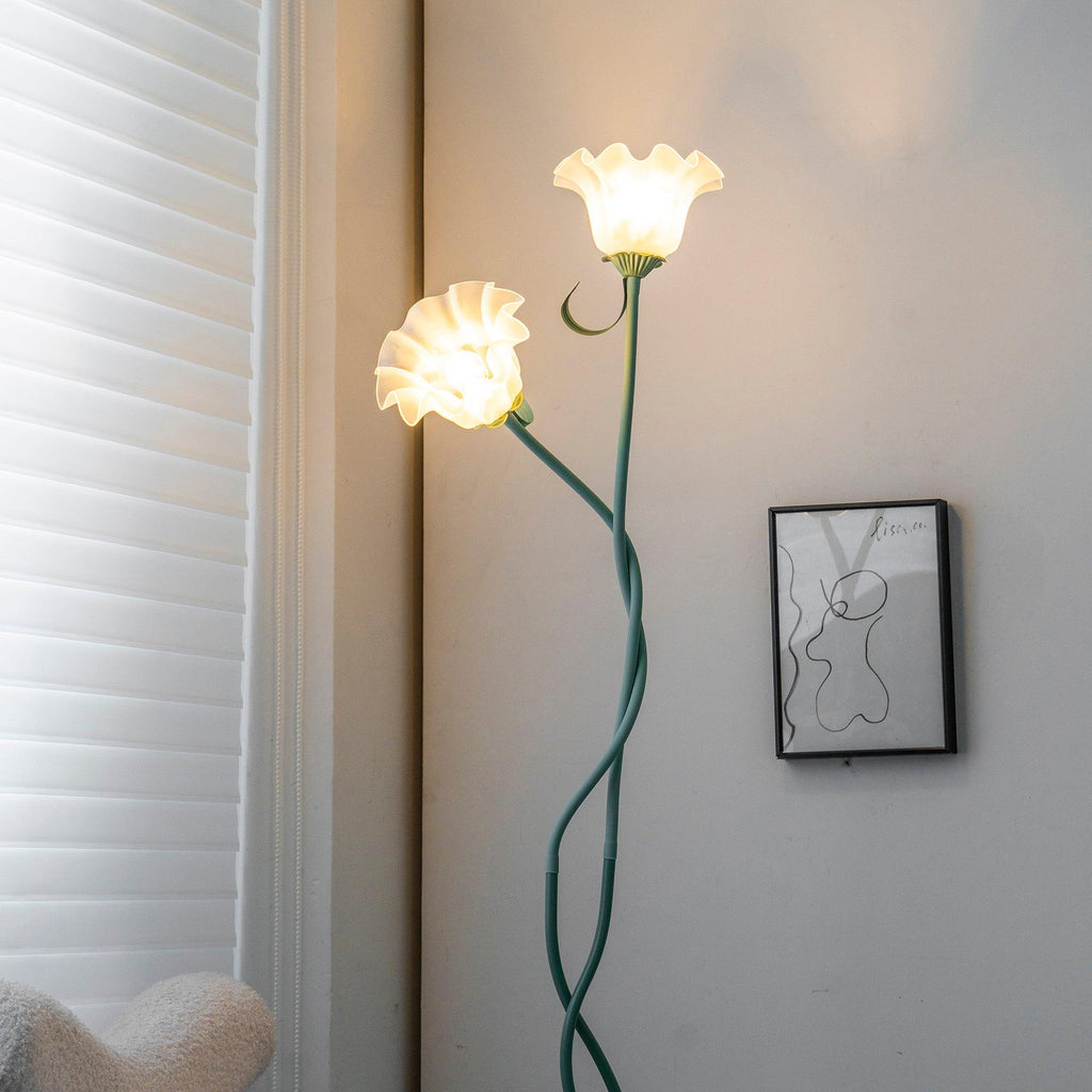 Bloomora | Lámpara de pie de diseño floreciente