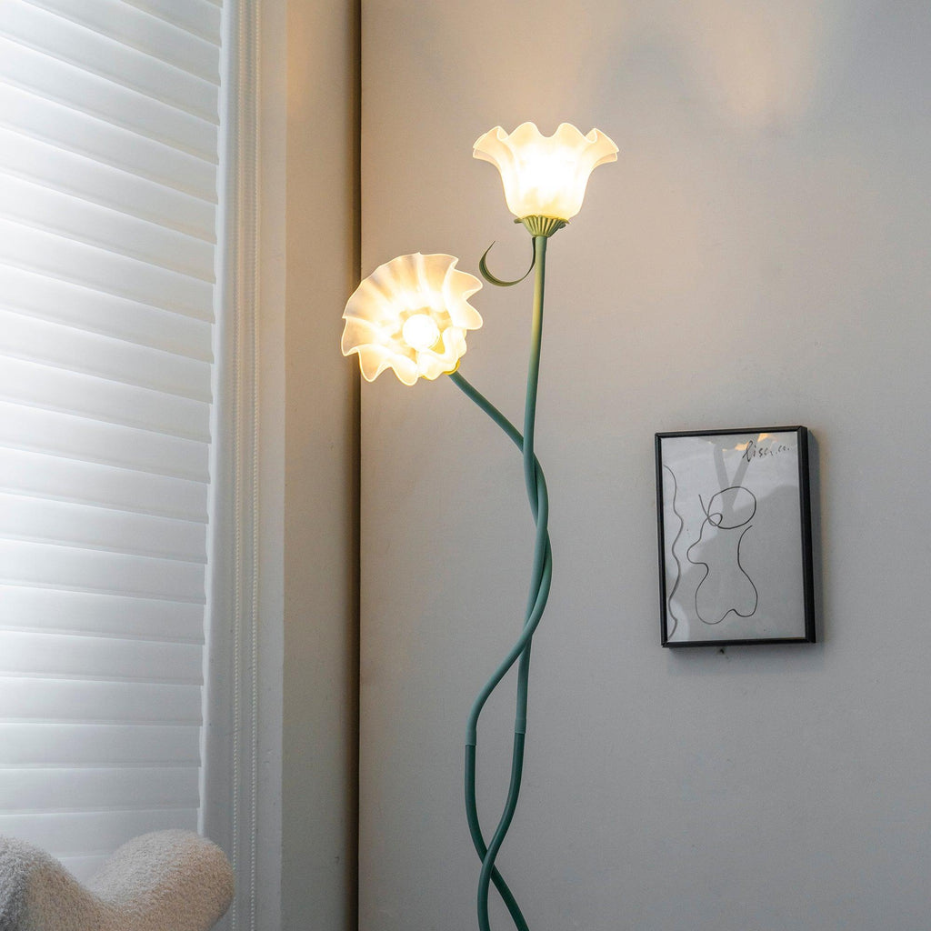 Bloomora | Lámpara de pie de diseño floreciente