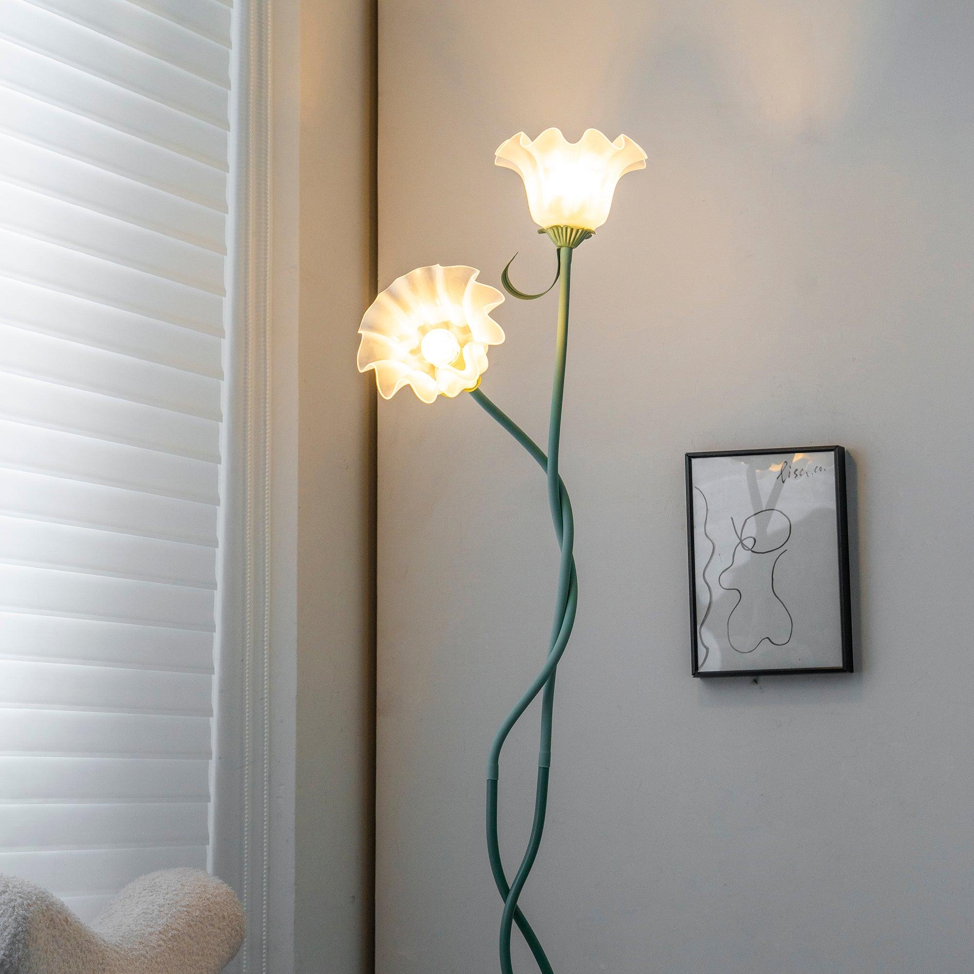 Bloomora | Lámpara de pie de diseño floreciente