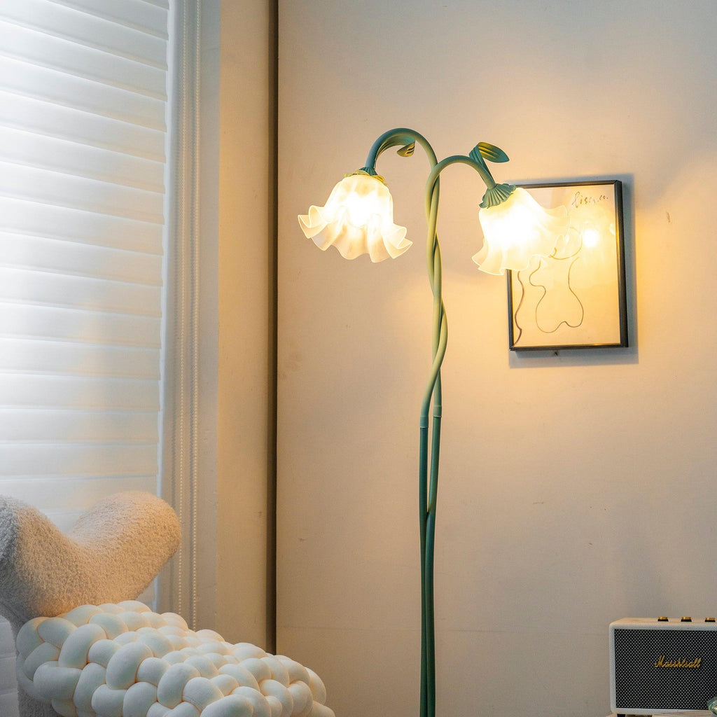 Bloomora | Lámpara de pie de diseño floreciente