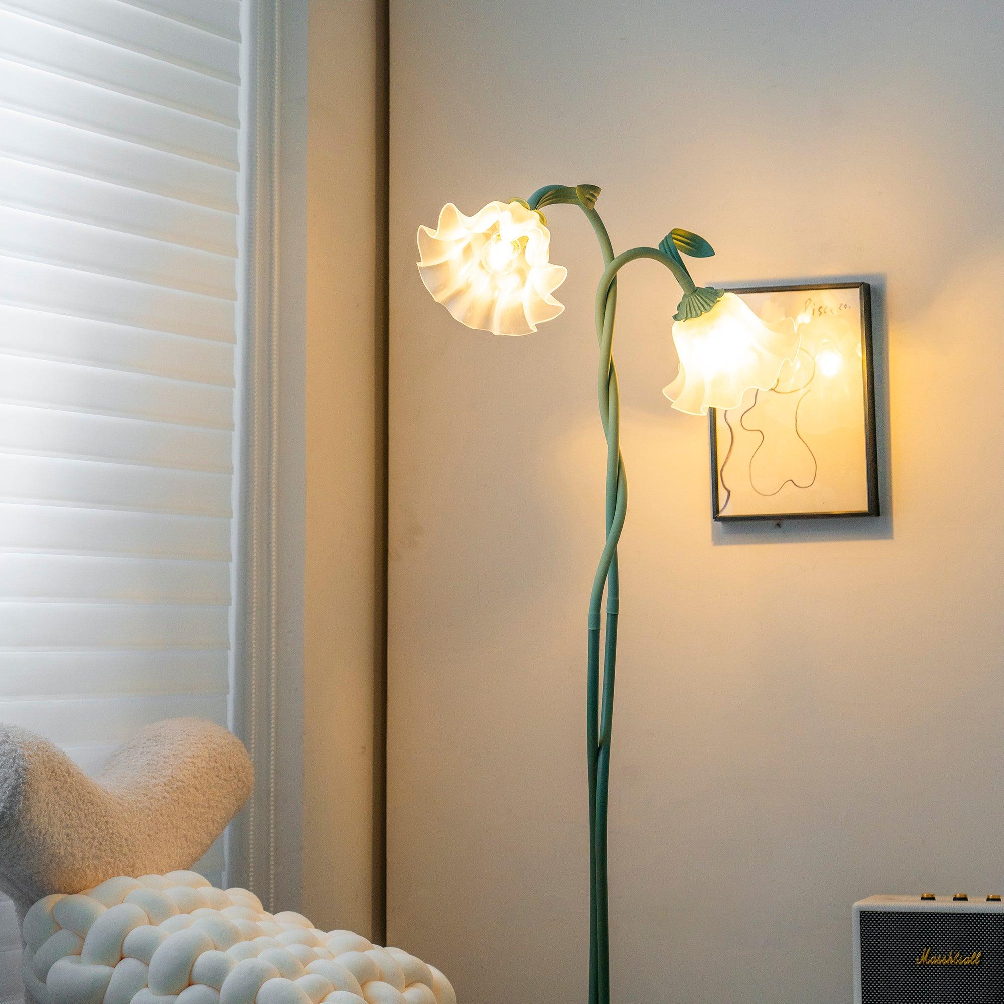 Bloomora | Lámpara de pie de diseño floreciente