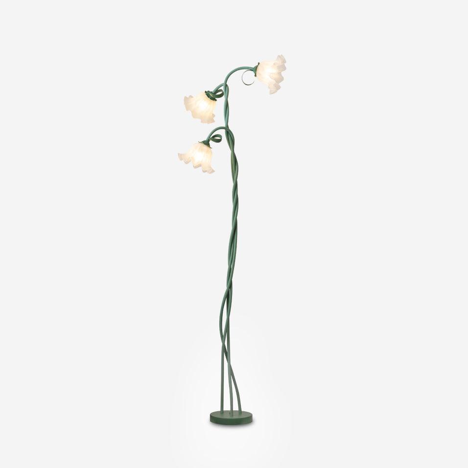 Bloomora | Lámpara de pie de diseño floreciente