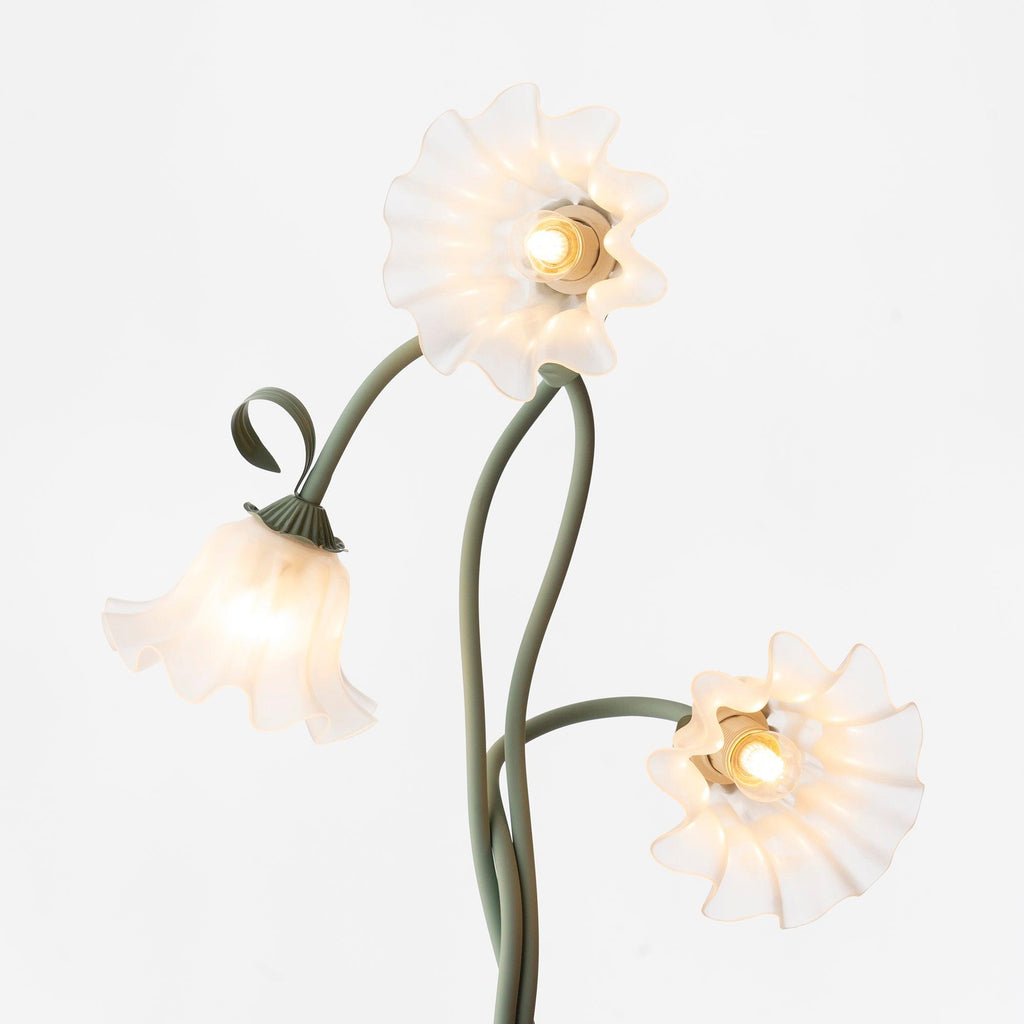 Bloomora | Lámpara de pie de diseño floreciente