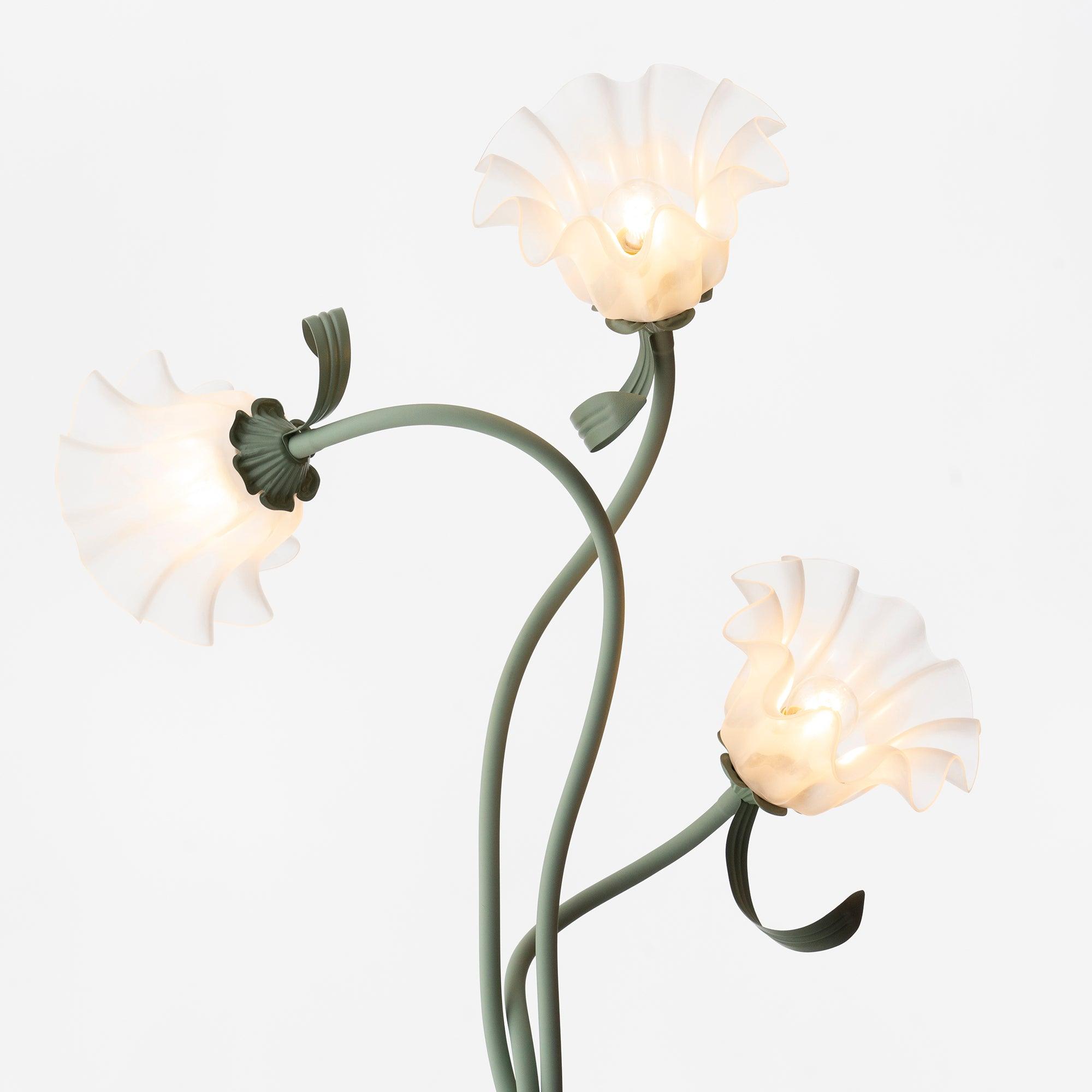 Bloomora | Lámpara de pie de diseño floreciente