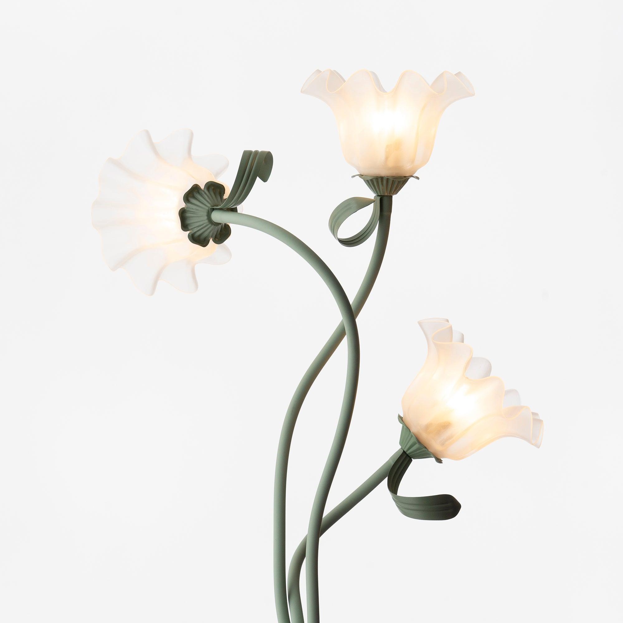 Bloomora | Lámpara de pie de diseño floreciente
