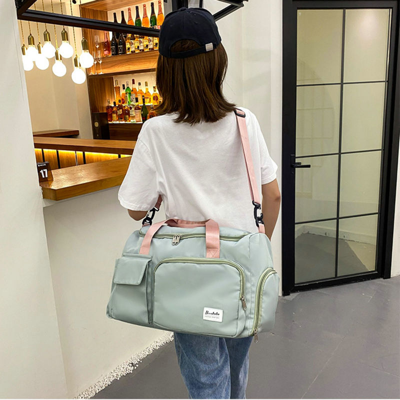 BowLift | Bolsa de Viaje Multi-Bolsillo, Duffle para Deportes y Gimnasio con Compartimento Separado para Zapatos