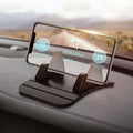 STEADYHOLD - Soporte para teléfono de coche de silicona ecológica antideslizante diseñado para un agarre seguro en el tablero y uso manos libres del smartphone