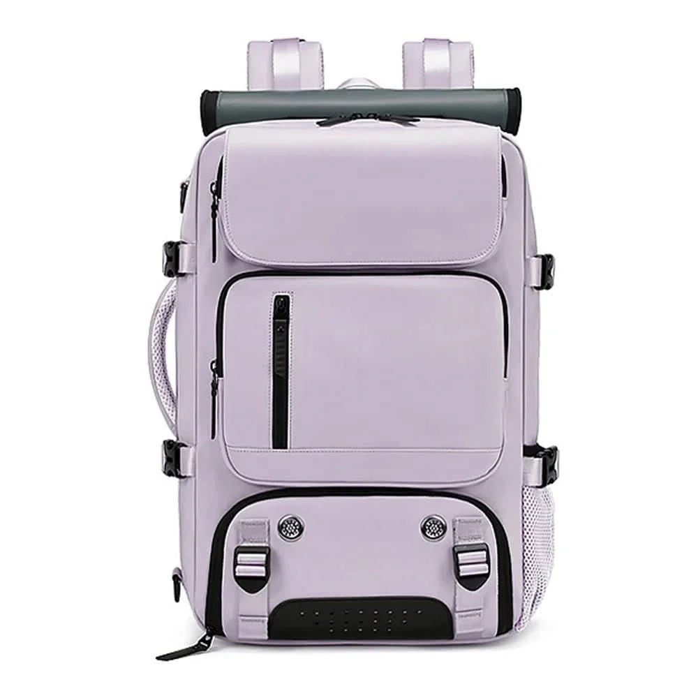 TRAVELMAX Pack – Gran mochila de viaje impermeable con puerto USB