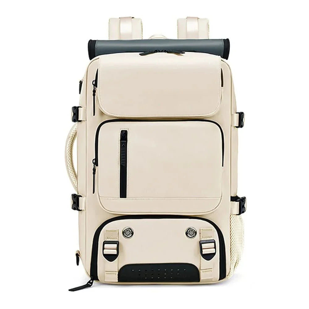 TRAVELMAX Pack – Gran mochila de viaje impermeable con puerto USB