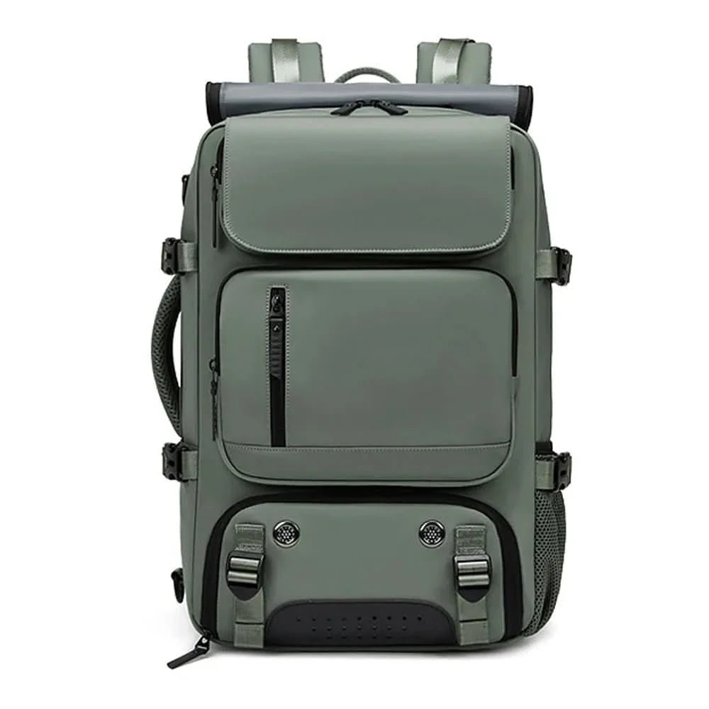 TRAVELMAX Pack – Gran mochila de viaje impermeable con puerto USB
