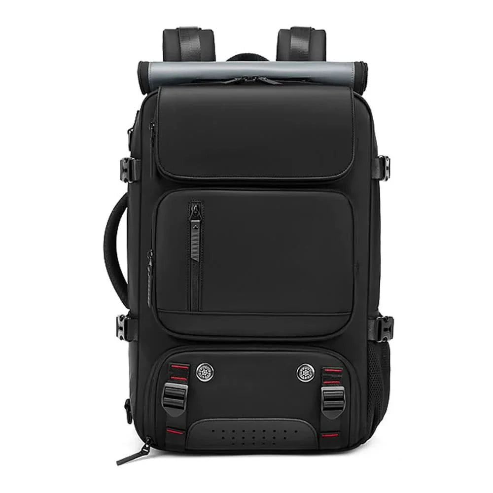 TRAVELMAX Pack – Gran mochila de viaje impermeable con puerto USB