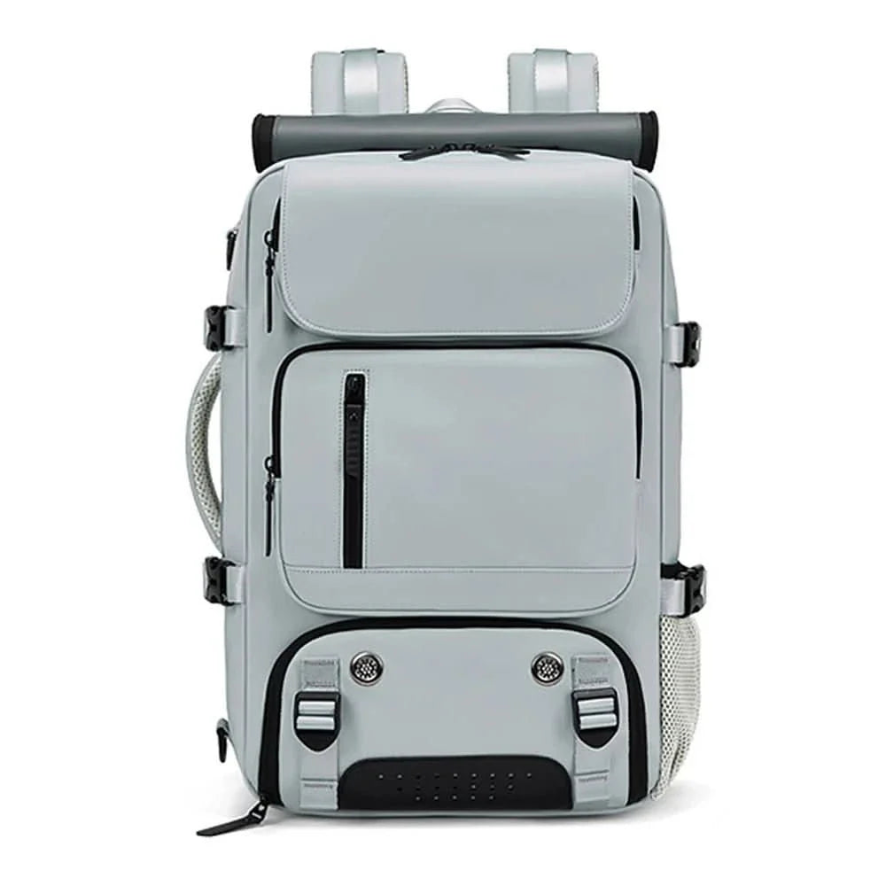 TRAVELMAX Pack – Gran mochila de viaje impermeable con puerto USB