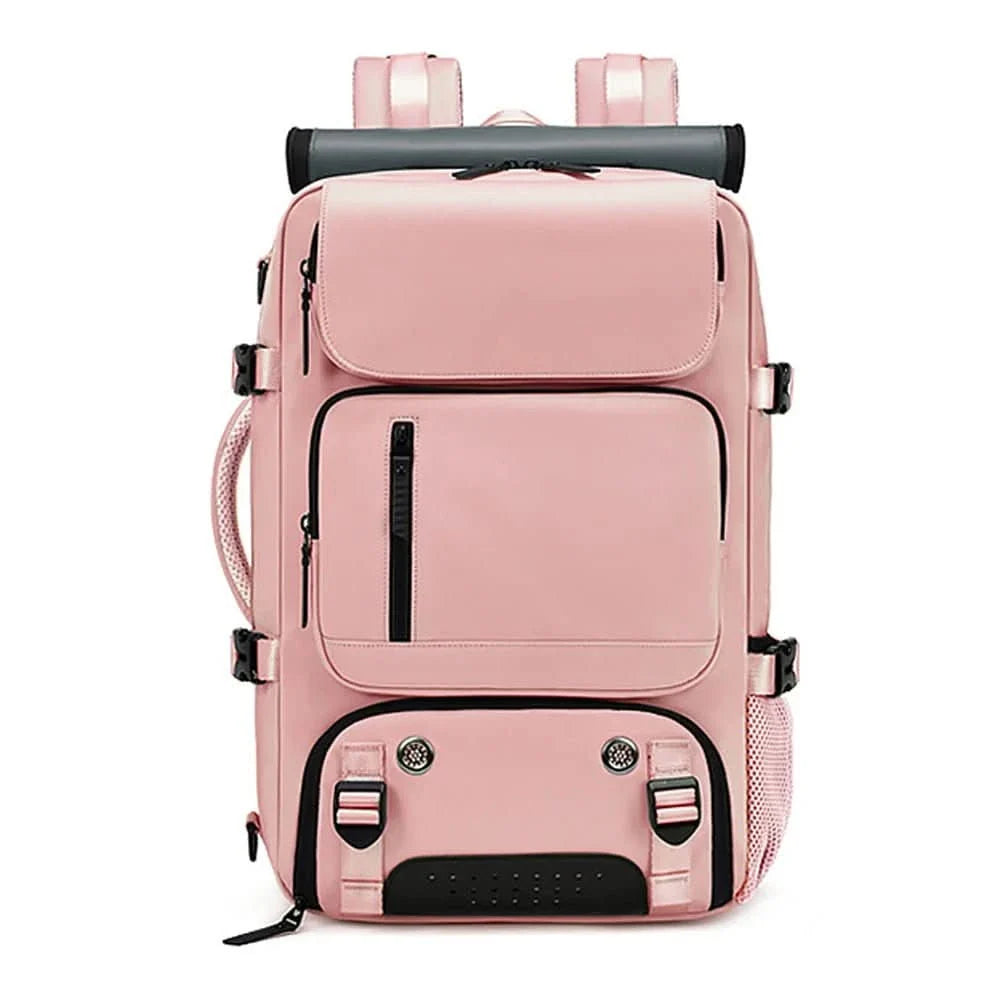 TRAVELMAX Pack – Gran mochila de viaje impermeable con puerto USB