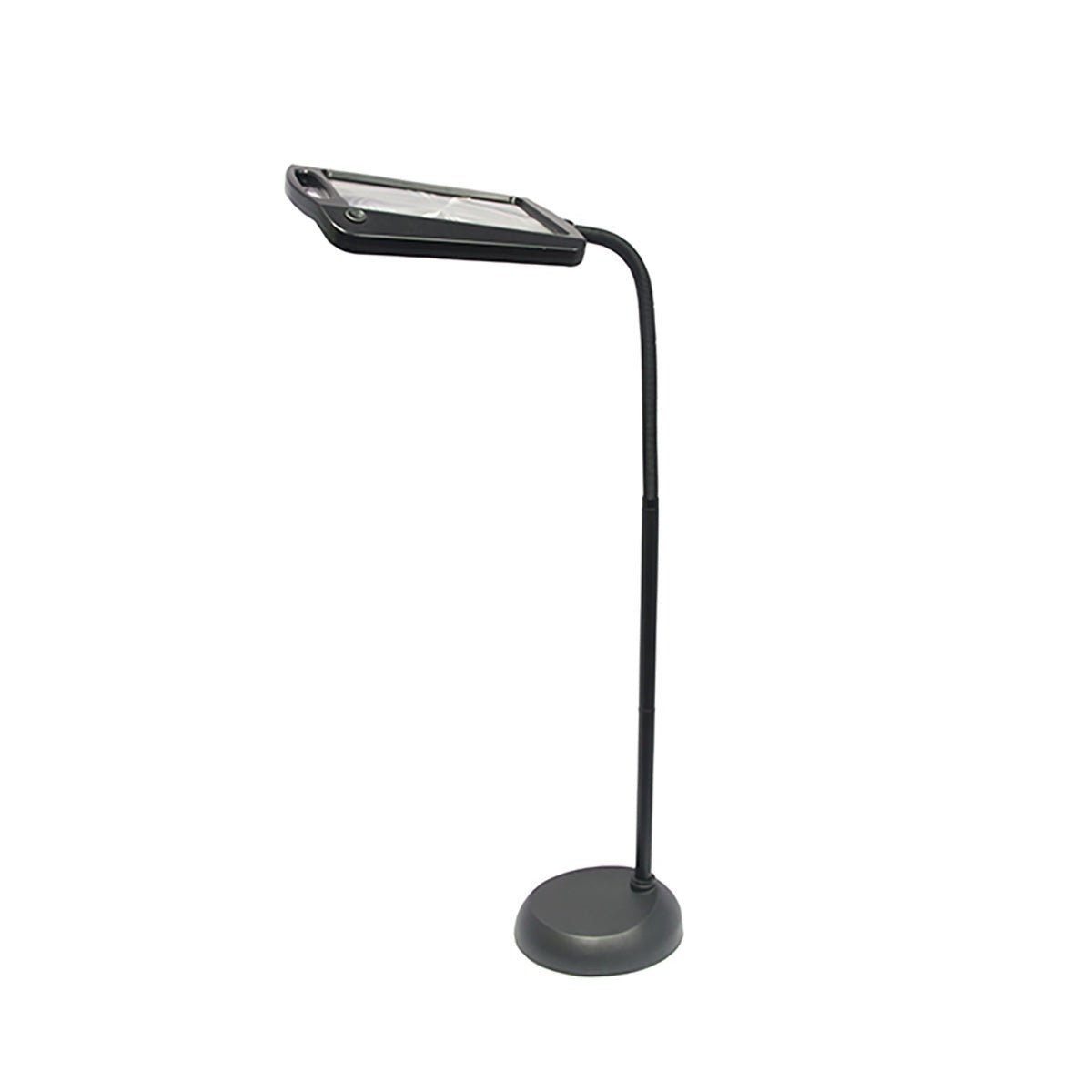 Lámpara de Pie con Lupa y Iluminación LED para Lectura y Trabajo Detallado