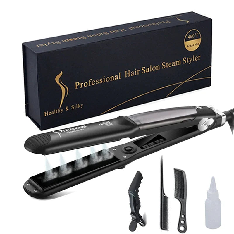 Plancha de Vapor Cerámica - Siempre cabello liso y perfecto