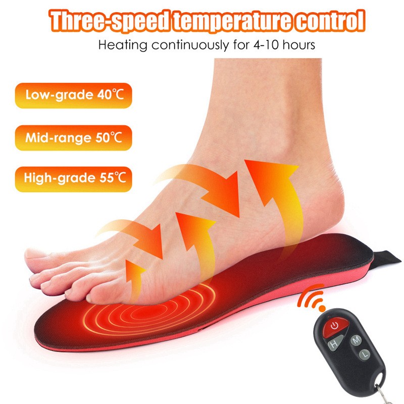 Plantillas Térmicas Unisex con Calor Inalámbrico Recargable