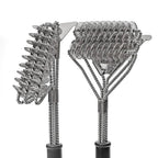 GRILLMASTER – Cepillo de BBQ de acero inoxidable sin cerdas