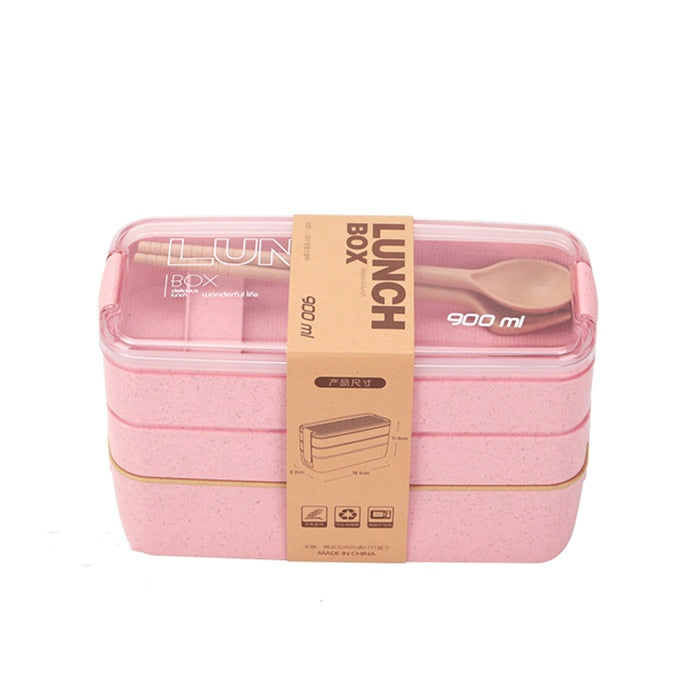 Caja Bento de 3 capas